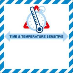 TIME & TEMPERATURE SENSITIVE zum Selbstbeschriften