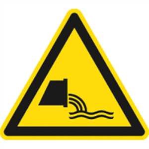 Warnung vor Abwassereinleitung