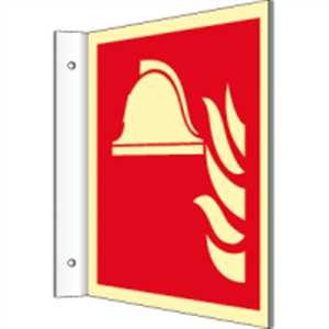 Fahnenschild - Mittel und Geräte zur Brandbekämpfung