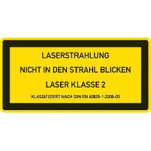 Klasse 2 - Lasereinrichtungen