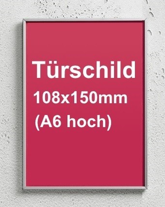 Türschild FORMOeinschub, Schraubmontage