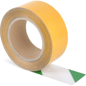 Universelles Bodenmarkierungsband WT-5125, grün-weiß