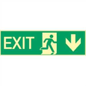 Exit nach rechts mit Pfeil nach unten