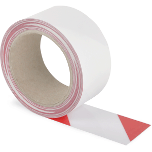 Schmutzresistentes Bodenmarkierungsband WT5229, rot-weß