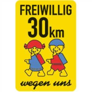 Freiwillig 30 km wegen uns (Schulkinder)