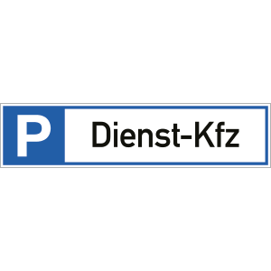 Parkplatzreservierer Dienst-Kfz