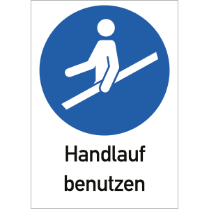Handlauf benutzen