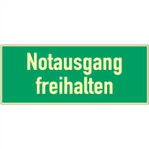 Notausgang freihalten