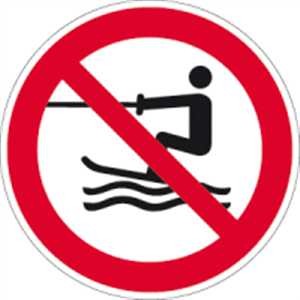 Wasserski-Aktivitäten verboten