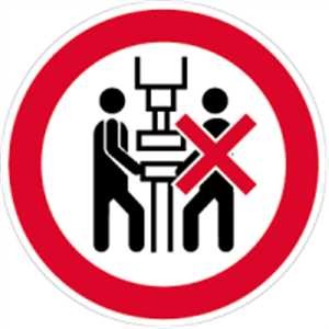 Maschine darf nur von einer Person bedient werden
