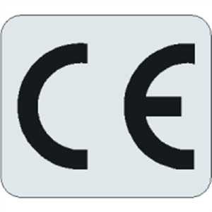 CE-Zeichen 1,3 x 1,5 cm