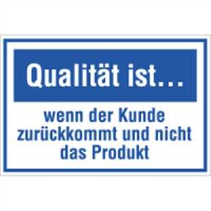 Qualität ist ...