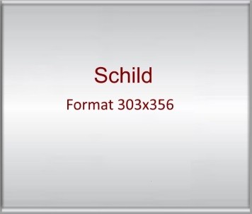 Schild CONVEXA 303x356
