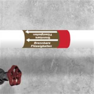 Kennzeichungsband Brennbare Flüssigkeiten