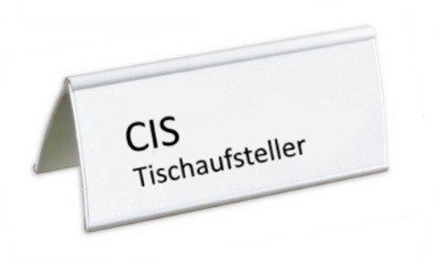 CIS Tischaufsteller