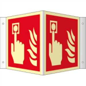 Winkelschild - Brandmelder