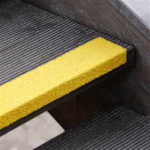 Antirutsch-Treppenkantenprofil Medium, gelb