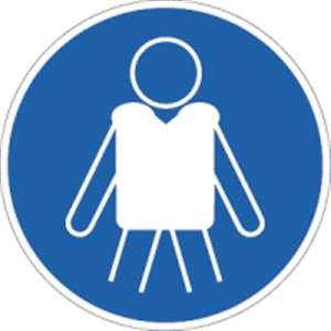 Rettungsweste benutzen