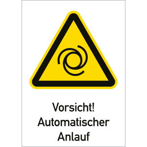 Vorsicht! Automatischer Anlauf