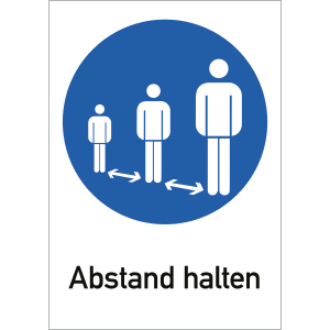 Abstand halten