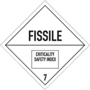 Spaltbare Stoffe mit Text - FISSILE
