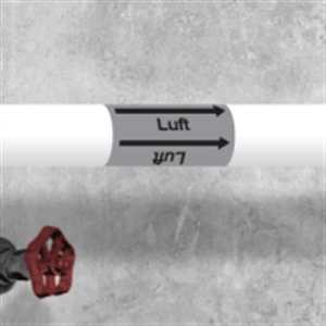 Kennzeichungsband Luft
