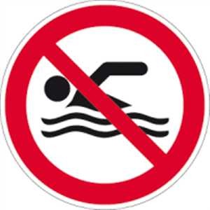 Schwimmen verboten