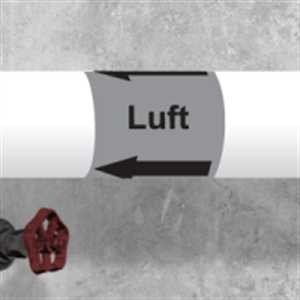 Kennzeichungsband Luft