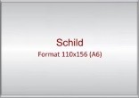Schild CONVEXA 110x156 (A6)