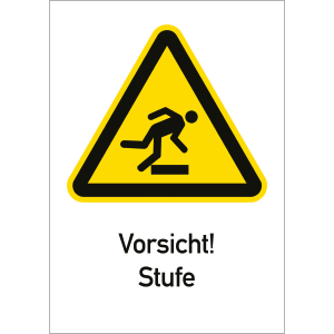 Vorsicht! Stufe