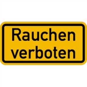 Warnschild - Rauchen verboten