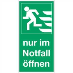 Nur im Notfall öffnen - links- oder rechtsweisend