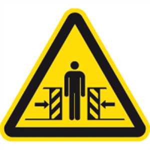 Warnung vor Quetschgefahr