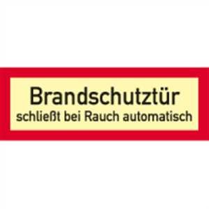 Brandschutztür schließt bei Rauch automatisch