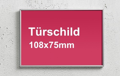 Türschild 108x75mm