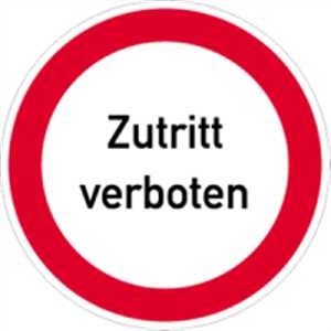 Zutritt verboten