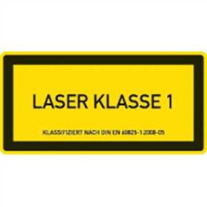 Klasse 1 - Lasereinrichtungen