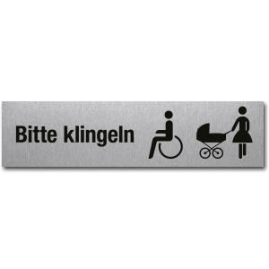 Bitte klingeln - Rollstuhlfahrer, Kinderwagen
