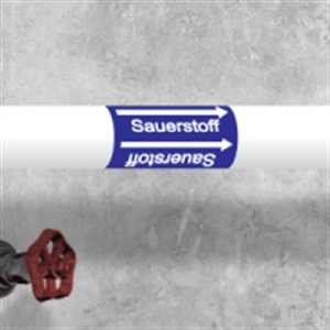 Kennzeichungsband Sauerstoff