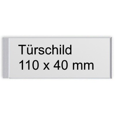 KRISTALLINO.w - Türschild, Klebemontage