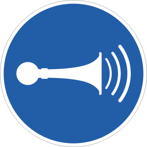 Akustisches Signal geben