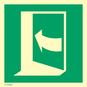 Tür öffnet durch Drücken auf der linken Seite