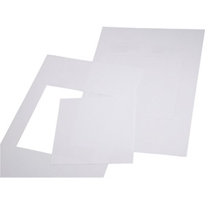 Papier A4 weiss für Schilder 148,5 x 148,5 mm