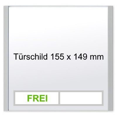 KRISTALLINO.s - Türschild Frei | Besetzt, Schraubmontage