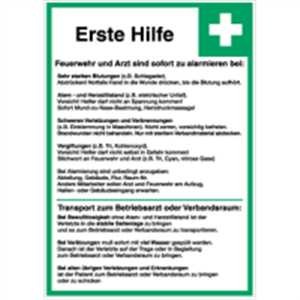 Erste-Hilfe-Tafel
