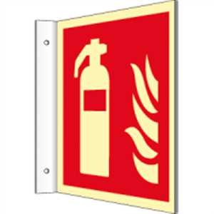 Fahnenschild - Feuerlöscher