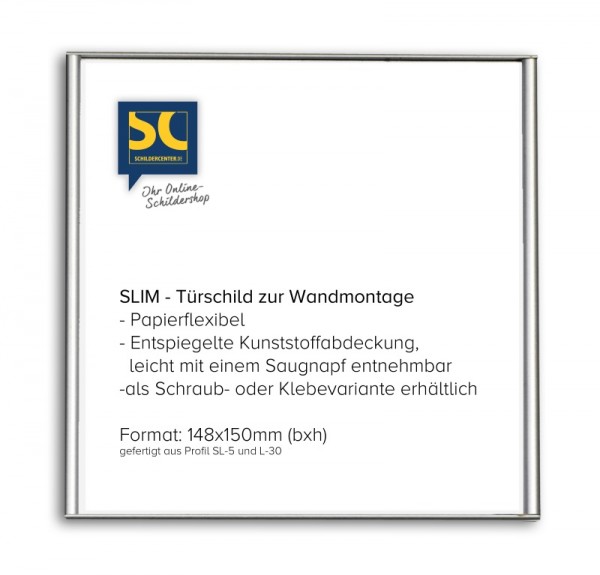 SLIM-Türschild