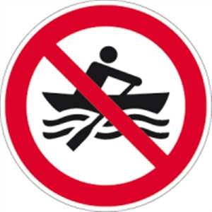 Muskelbetriebene Boote verboten