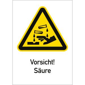 Vorsicht! Säure