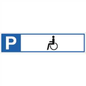 Parkplatzreservierer Behindertenparkplatz